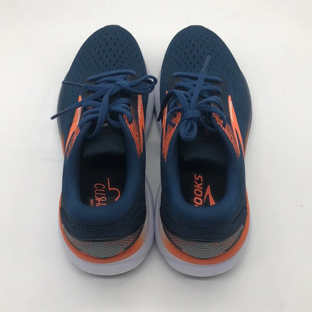 Mens Brooks Ghost 16 Blue/Orange 110418 1D 474 New in box Without Lid - Picture 5 of 6